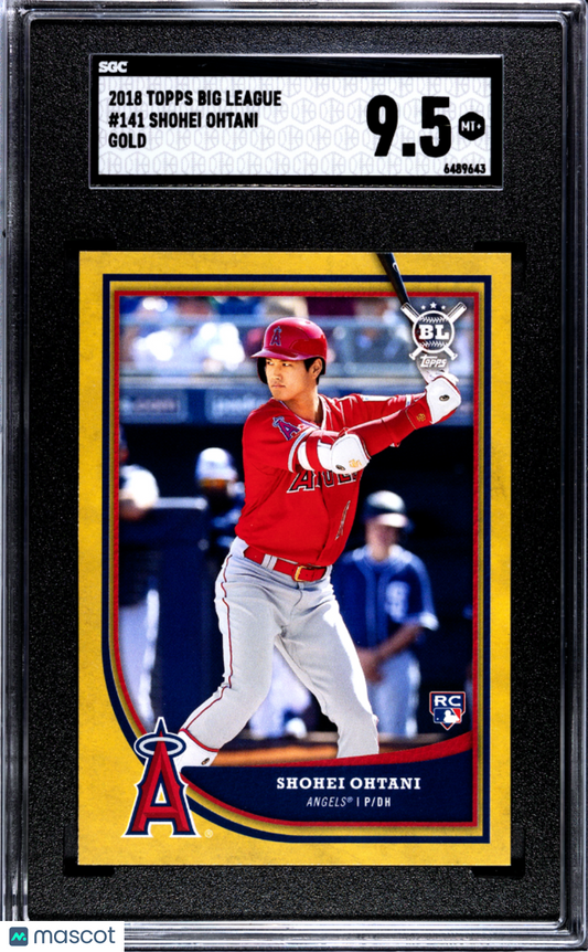 2018 Topps Big League Shohei Ohtani #141 SGC 9.5