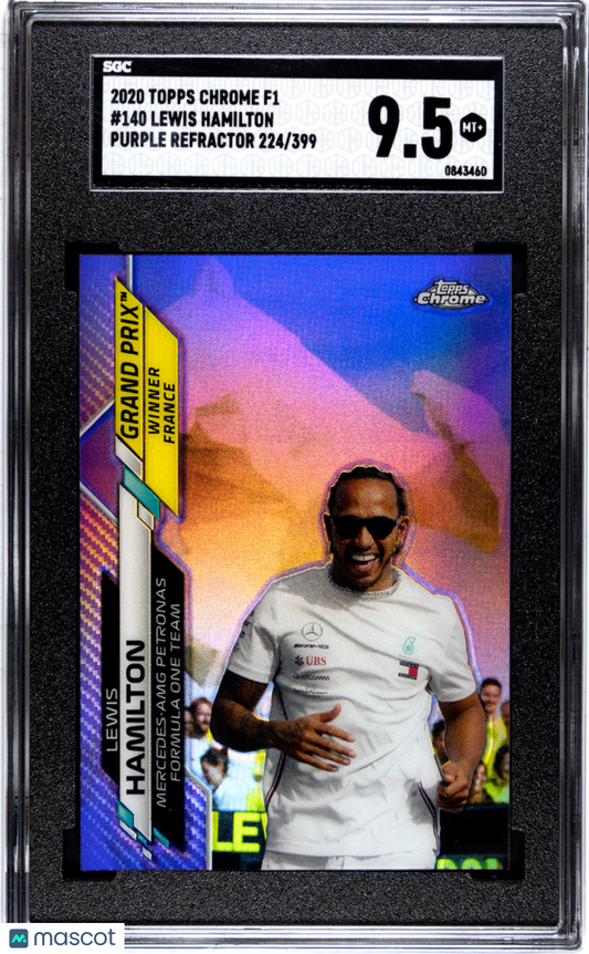 2020 Topps Chrome F1 Lewis Hamilton #140 SGC 9.5