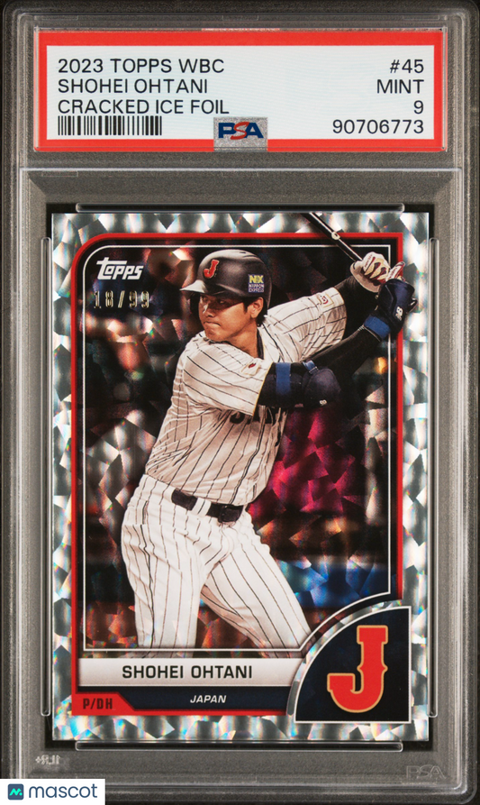 2023 Topps World Baseball Classic Shohei Ohtani #45 PSA 9