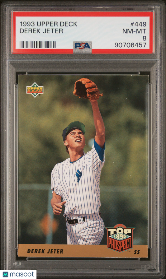 1993 Upper Deck Derek Jeter #449 PSA 8